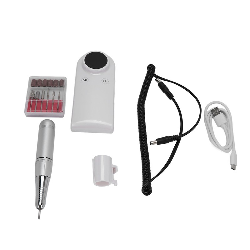 Nail Drill Machine 45000RPM Strong Motor USB Rechargeable Electric Nail