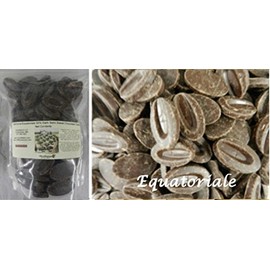 Valrhona Equatoriale 4661 55% Dark Semi Sweet Chocolate Callets from OliveNation for Baking & Enrobing - 3 lbs