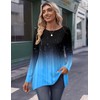 Zeagoo Long Sleeve Shirts for Women Trendy Crewneck Loose Fit