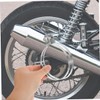 CHILDWEET Motorcycle Exhaust Bracket Clamp Stainless Steel Support for Secure