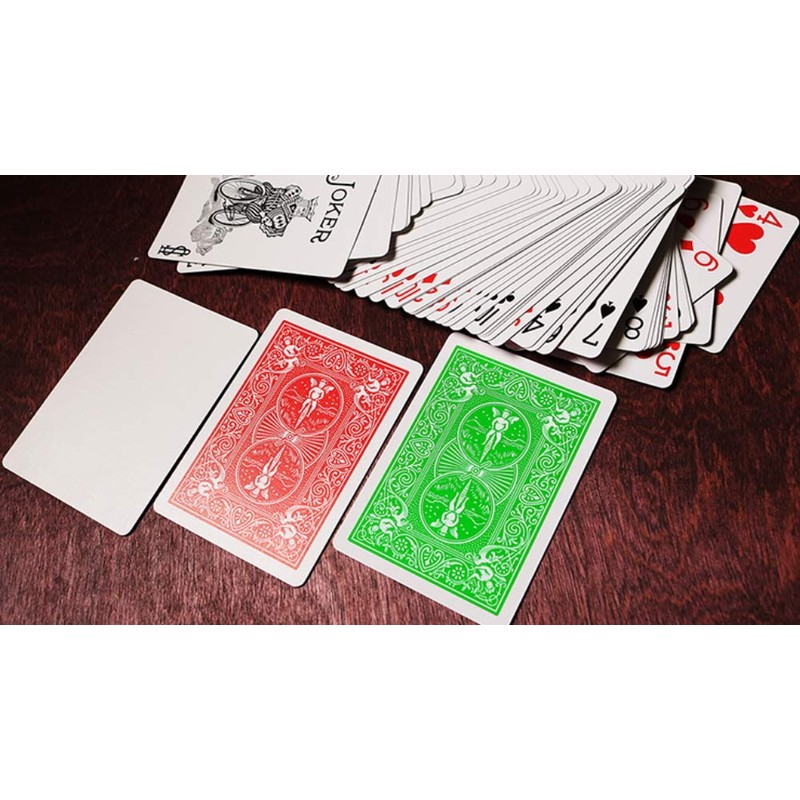 MMS Cards Bicycle Green Back USPCC Trick