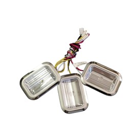 W11205082 W11683244 Fits for Whirlpool KitchenAid Refrigerator LED Light Chrome Bezel Modulet Replacement 4844358 W10739303 W10843828 led module