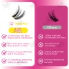 US Local Stock Single Length Cluster Lash Tray 8-16mm Diy