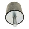 Metall Gummipuffer Ø 50mm x Höhe 50mm einseitig Außengewinde M10