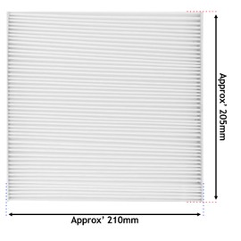 SPARES2GO Cabin Air Filter compatible with Honda City Civic CR-V CR-Z HR-V Insight Jazz Vehicle