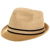 Comhats Straw Hat Men's Fedora Trilby Hat Panama Hat Beach