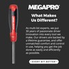 Megapro Automotive Screwdriver Set | One Multi-Bit Screwdriver with ¼”