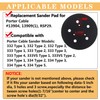 5 Inch Dia 5 Hole Replacement Sander Pad for Porter-Cable