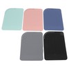 5Pcs Heat Resistant Silicone Mat Pouch for Curling Irons Hair