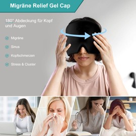 Black 180° Migraine Mask