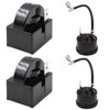 WANGCL 2PCS Compressor Start Relay 2Pin 15Ohm +2PCS Compressor Overload