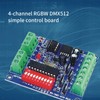 Ouitble Decoder Board Controller, DMX Decoder Board, 4-Channel DMX512 Control