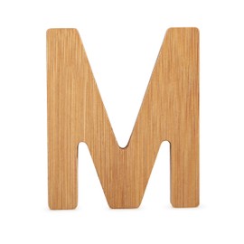 ABC letter"M" made from sustainable bamboo, can be combined with other letters as decoration or door sign, especially suitable for learning to read (pre) school children