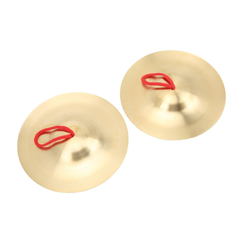 Crash Cymbal Brass Percussion Instrument Pair Teaching Tool Toy for