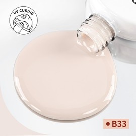 JODSONE Professional 16.5ml Light Nude Soak Off Gel Polish U V Cured Nail Lacquer for Salon Quality Manicures at Home Chip Resistant Long Lasting Nail Art Polish