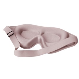 Eye Mask for Sleeping, Light Blocking 3D Sleep Mask, Soft Breathable Zero Pressure Weighted Eye Cover for Side Sleeper, Night Blindfold, Travel, Nap (Pink, One Size)