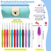 Ruasol Crochet Hook Set, 11 Sizes Crochet Hook Set, 32