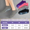 DECOVICI Yoga Grip Women Socks, Non Slip Pilates Socks with