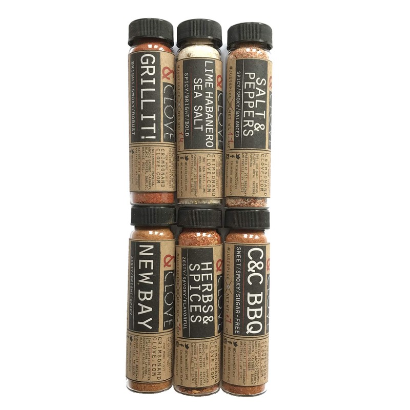 BBQ Grilling Spice & Rub Gift Set by Crimson and