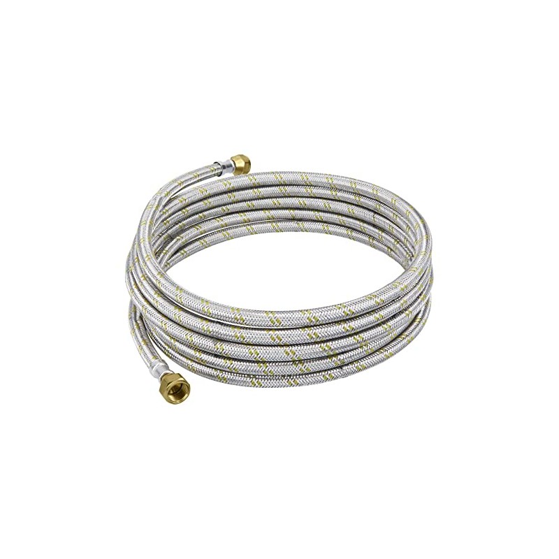 Foset FGA-40X, Manguera flexible de 400cm para gas, trenzado de