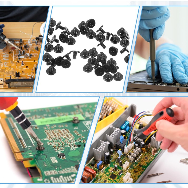 50 PCS M.2 SSD Mounting Screws Kit, PCIE Nvme M2