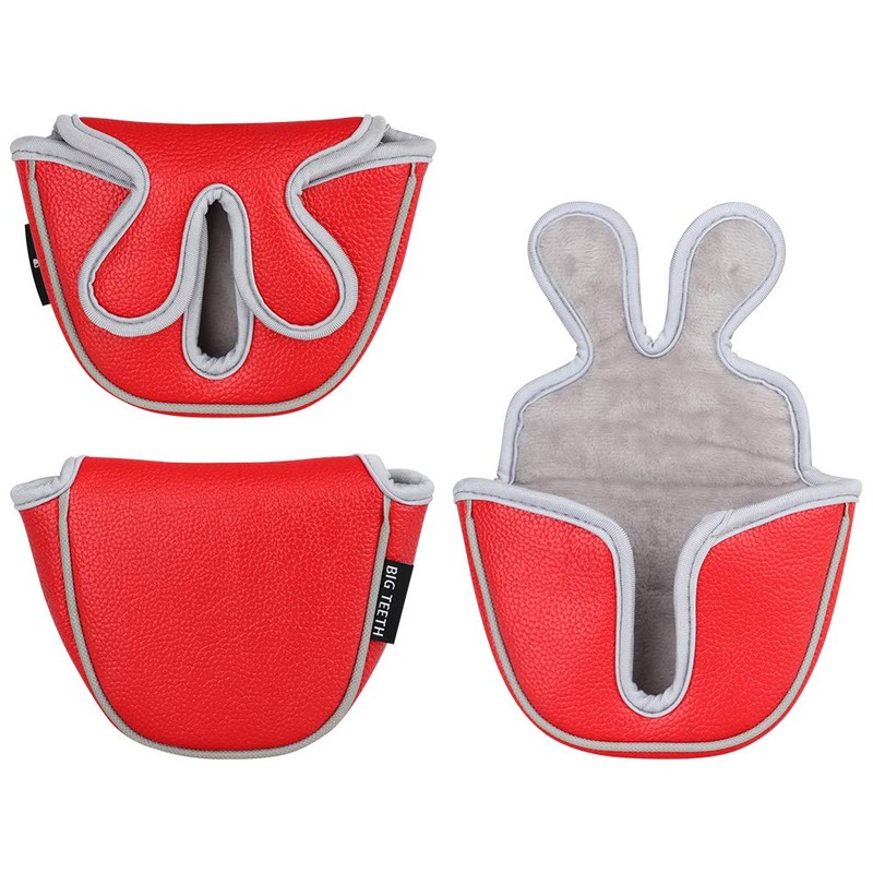 BigTeeth Golf Mallet Putter Head Cover Golf Club Protector Fit