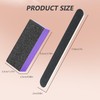 SKYPIA 4 Pack Black Nail File 100/180 Grit and Purple
