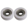CNBTR Technical Plastic Bearing Steel Pulley 5 x 17 x