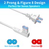 1.15ft Power Cord Compatible with Sonos One, One SL and