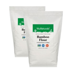 NuNaturals Bamboo Flour, 12 oz. (2-Pack)