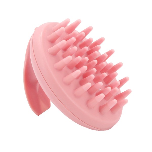 Vinerstar Electric Scalp Massager for Hair Growth, Cute Rabbit Head Massager Shampoo Massage Comb Scalp Massager Brush (Pink)