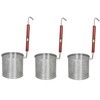 3PCs Mesh Pasta Basket Food Strainer Insert For Pot, Colander