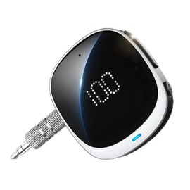iTuan J49 Bluetooth Receiver. Bluetooth 5.3 Adapter 3.5mm Jack with LED Screen for: Car Audio Aux Handsfree, Headset, TV, PC, Speakers...Noise Cancelling Technology with Dual Connect, Convert Wired.