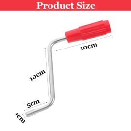 Universal Replacement Handle for Manual Pasta Machines - Metal Crank Handle with Durable Iron Alloy, Crank Handle for Pasta Machine, Noodle Maker Accessories, Compatible with Household Noodle Presses