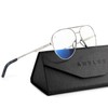ANYLUV Blue Light Blocking Glasses Men, Pilot Style Computer Gaming