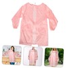 Healeved Long Sleeve Oilproof Apron for Women Flower Pattern Smock