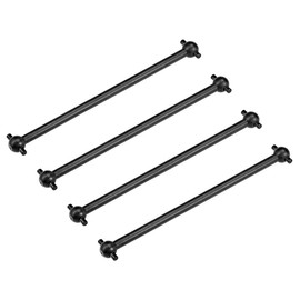 sourcing map Dogbone Drive Shaft for 1/10 RC Cars 87 mm Black Pack of 4