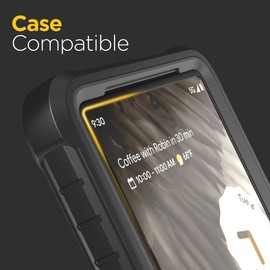 magglass for Pixel 8 Pro Screen Protector (2023) Fingerprint Sensor Compatible, Case Friendly Tempered Glass - Ultra High Clarity (Easy Applicator Included) (HD)