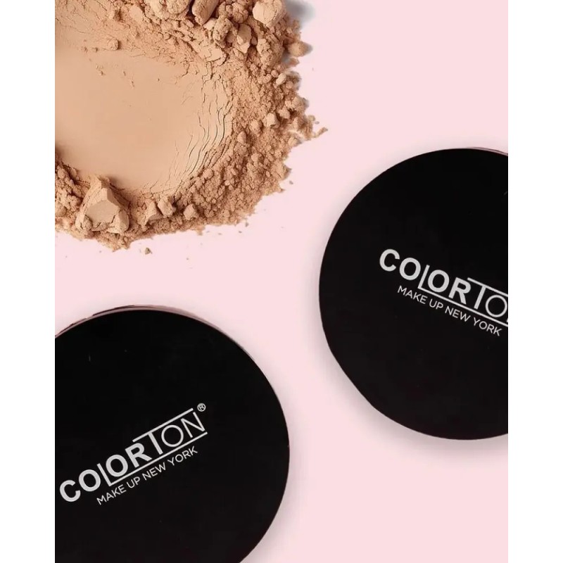 Polvo Compacto Maquillaje Colorton Mineral Powder Full Cover Tono 9
