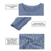 CARCOS - Camisetas básicas de talla grande para mujer, sudadera