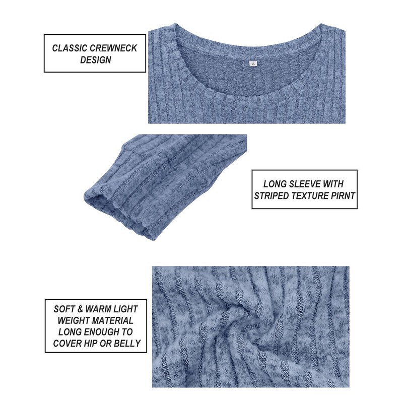 CARCOS - Camisetas básicas de talla grande para mujer, sudadera