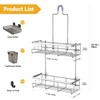 AKTECKE Shower Caddy Hanging Bathroom Organizer: Rustproof Shower Shelf for