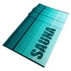 Lashuma Oslo Sauna Towel, Lying Towel, Turquoise, Green, Absorbent Sauna