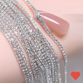 Nail art nail chain 67 types self-material, 1 piece, 027.nail chain (816) / 네일아트 네일 체인 67종 셀프 재료, 1개, 027.네일체인(816)