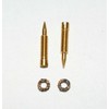 (2 Pack) Idle Air/Fuel Mixture Screws Brass With Cork Gaskets