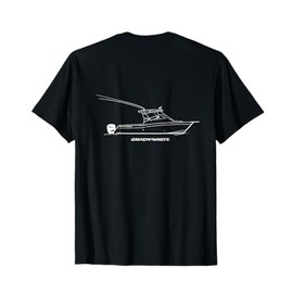 Grady White Boat Design | Print On Back T-Shirt