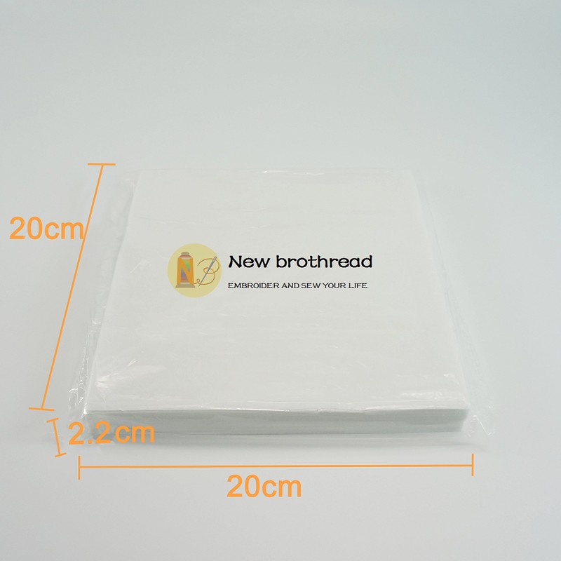 New Brothread Tear Away Machine Embroidery Stabilizer Backing 8"x8" -