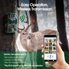 Crenova Trail Camera 4K WiFi Wildlife Camera Include 32GB SD