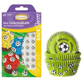 Guenthart Football Baking Set, Sugar Decoration, Footballs, Muffin Cases, Football Muffins, Winners Cupcakes