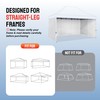 CROWN SHADES 10x15 Canopy Sidewalls (4pck) - Canopy Walls 10x15,